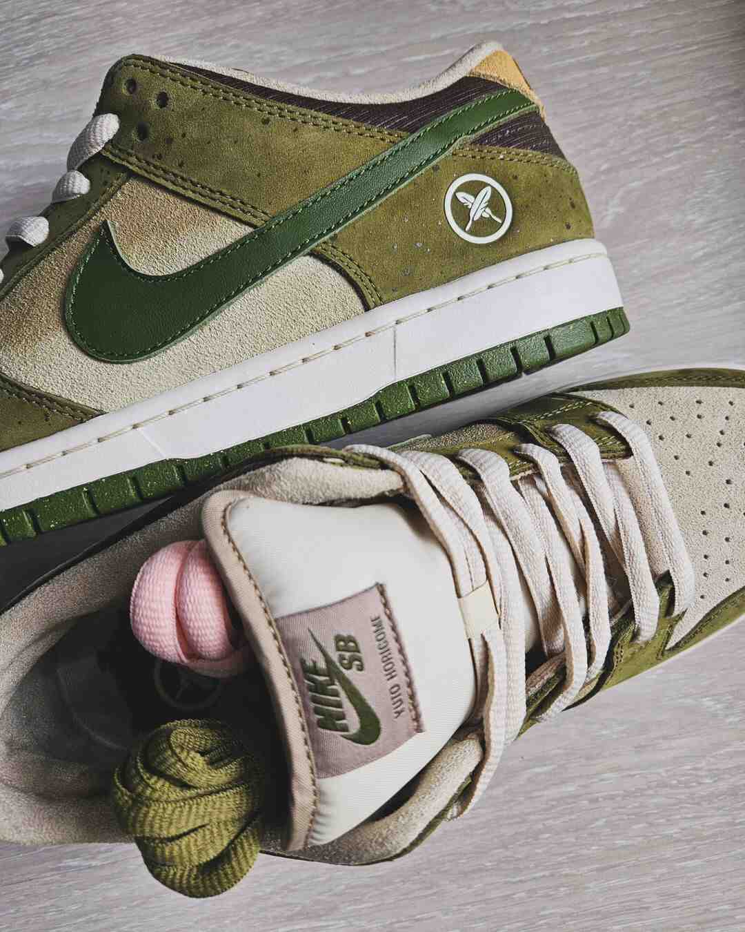 Nike SB Dunk Low, Nike SB, Nike - 堀留勇人 x Nike SB Dunk Low "蘆筍 "2025 年春季發佈