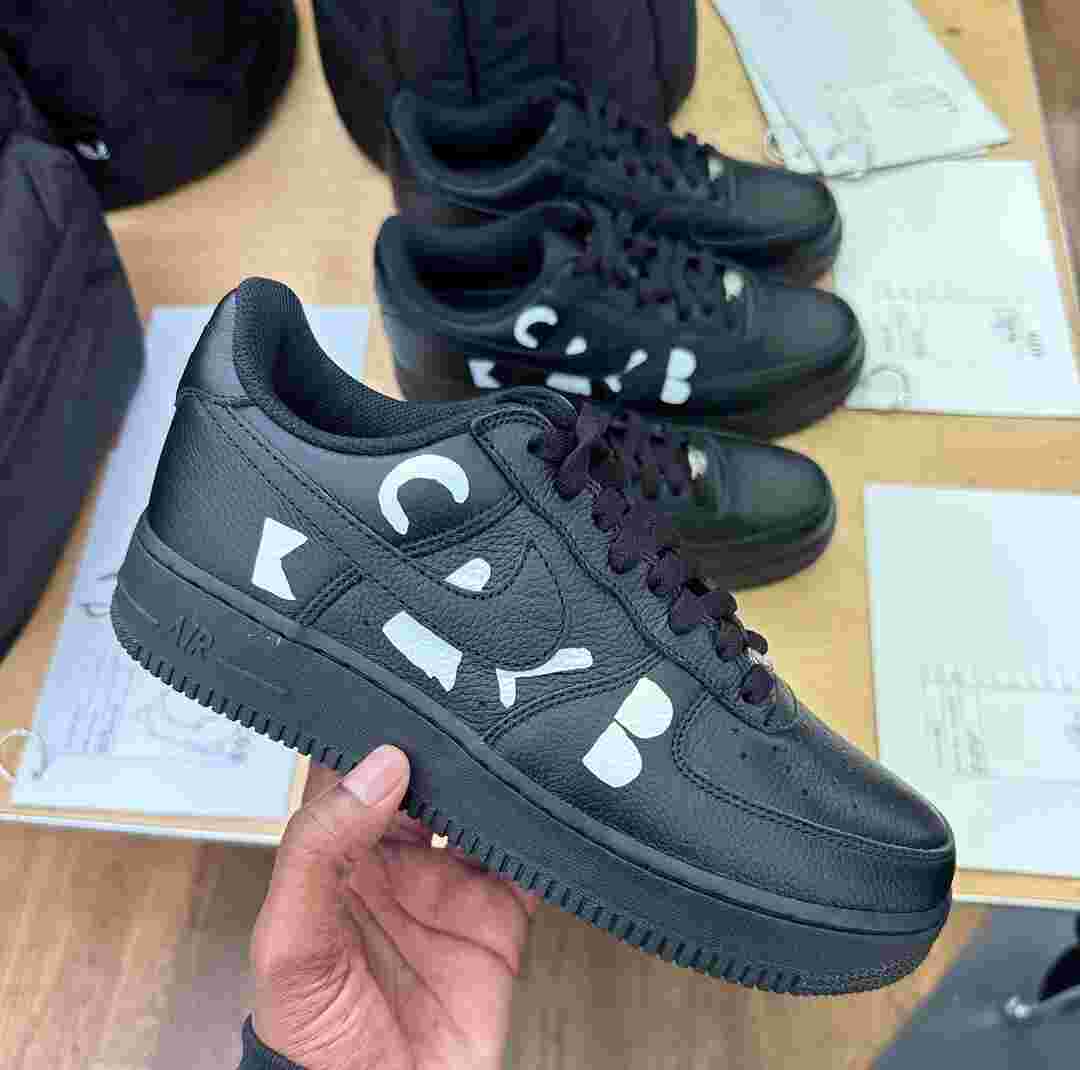 Nike Air Force 1 Low, Nike Air Force 1, Comme des Garcons - Comme des Garçons Black x Nike Air Force 1 Low 將於 2025 年春季發佈