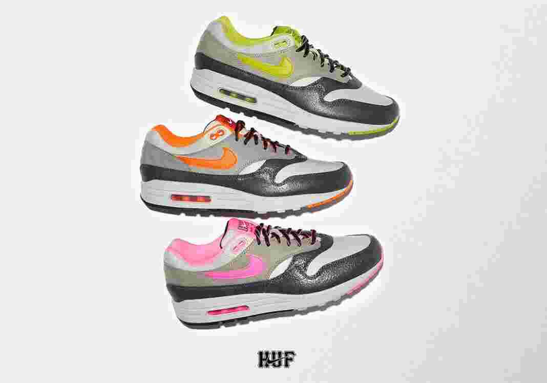 Nike Air Max 1, Nike, HUF - HUF x Nike Air Max 1 套裝將於 2024 年 6 月發佈