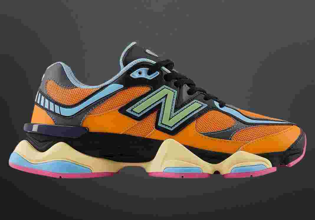 New Balance 9060, New Balance - 新百倫 9060 為 2024 年夏季增添橙色亮點