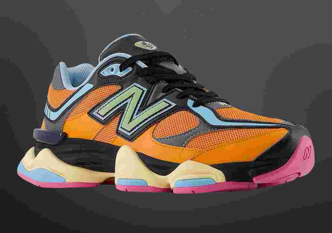 New Balance 9060, New Balance - 新百倫 9060 為 2024 年夏季增添橙色亮點