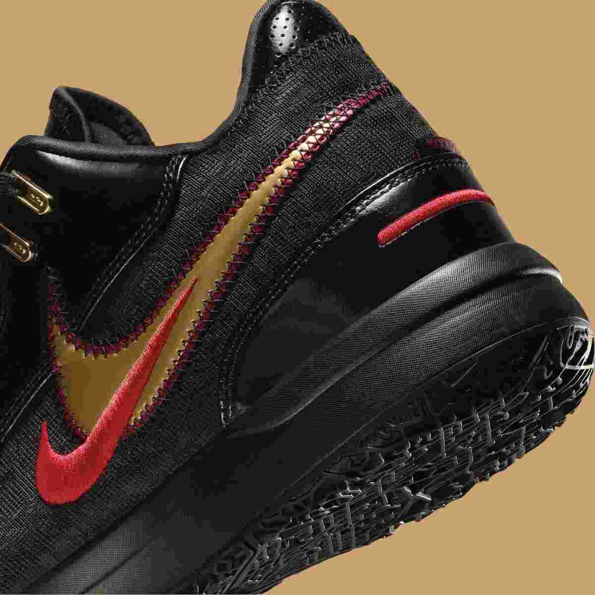 Nike Zoom LeBron NXXT Gen, Nike - 耐克 LeBron NXXT Gen AMPD "黑色/金屬金色 "2024 年 7 月發佈