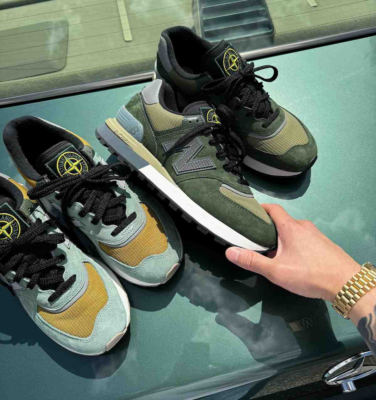 Stone Island, New Balance 574, New Balance - Stone Island x New Balance 574 Legacy Pack 將於 2024 年 6 月發佈