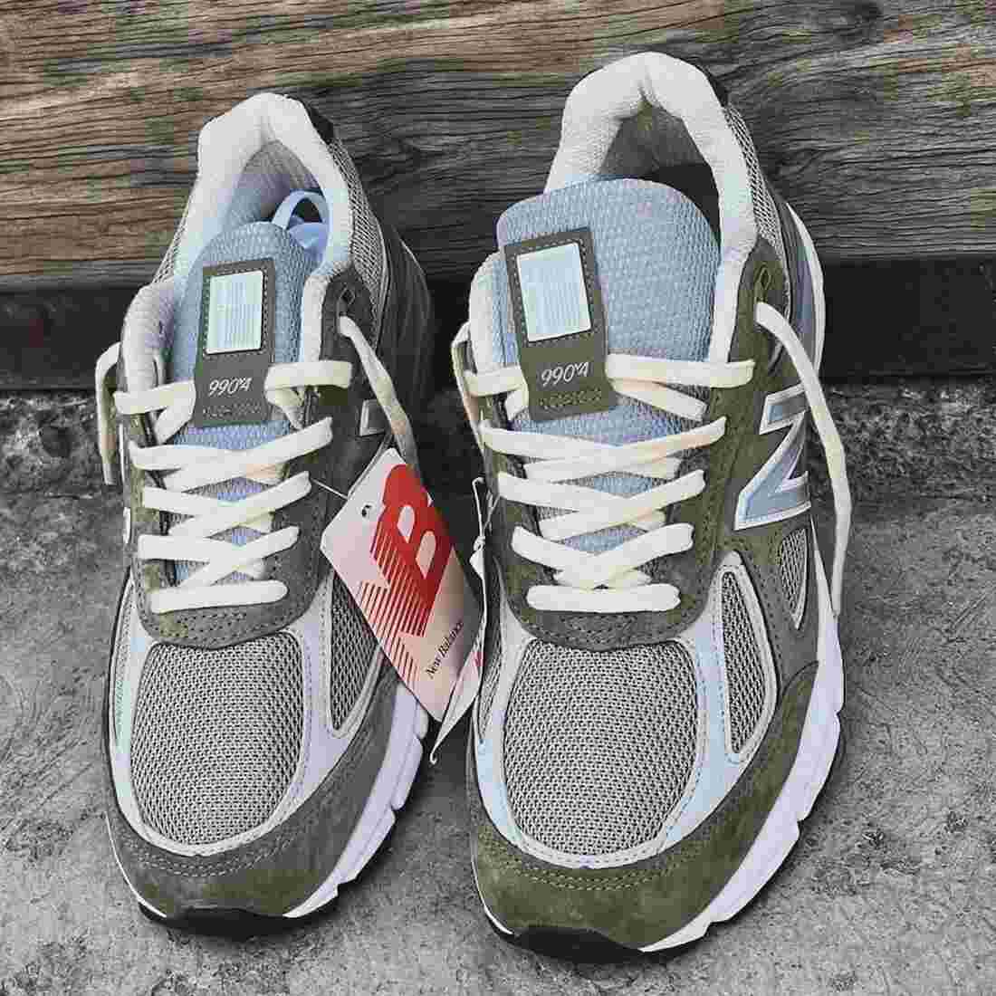 New Balance 990v4, New Balance 990, New Balance, Aimé Leon Dore - 艾梅-萊昂-多爾 x New Balance 990v4 "橄欖色 "2024 年發佈