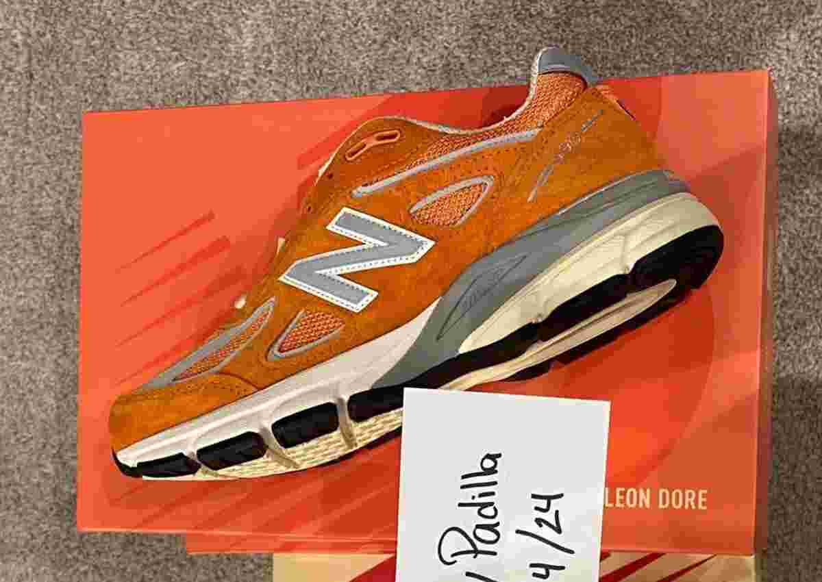 New Balance 990v4, New Balance 990, New Balance, Aimé Leon Dore - Aime Leon Dore x New Balance 990v4 "橙色麂皮 "2024 年秋季發佈