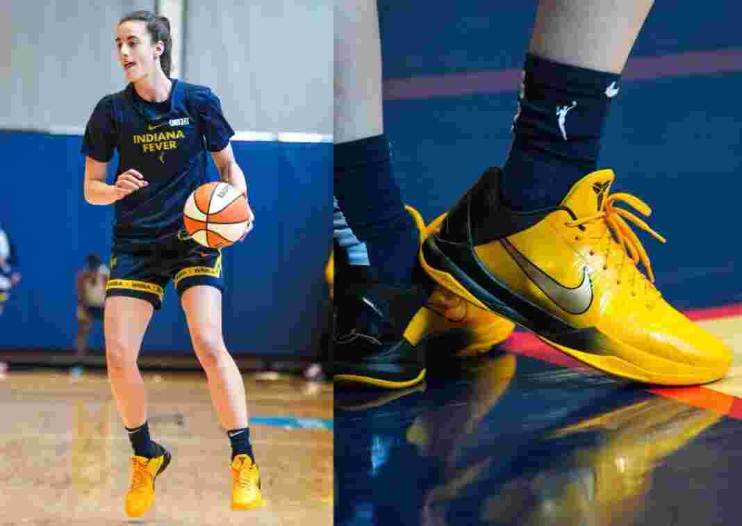 Nike Kobe 5 Protro, Nike Kobe 5, Nike, Caitlin Clark - 凱特琳-克拉克首次亮相 Nike Kobe 5 Protro PE