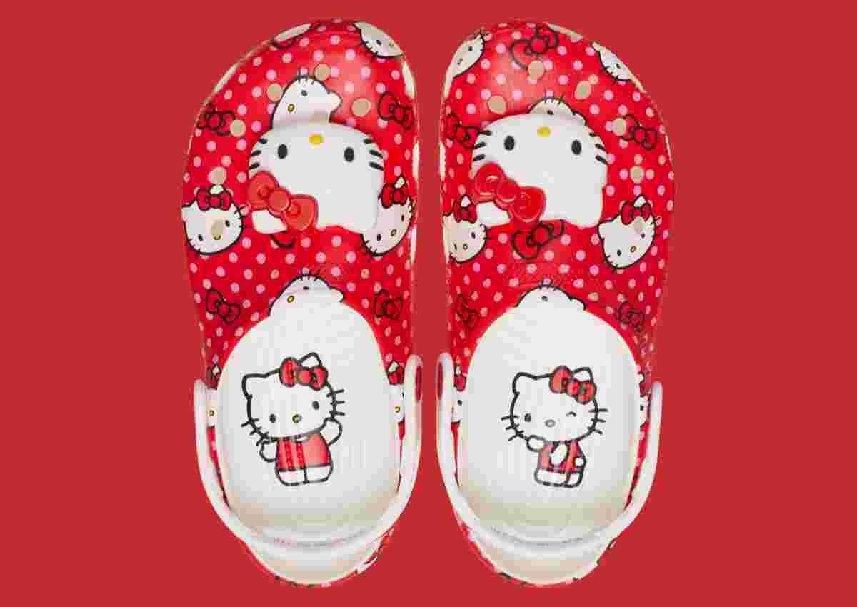 Hello Kitty, Crocs - Hello Kitty x Crocs 經典木屐將於 2024 年 7 月發佈