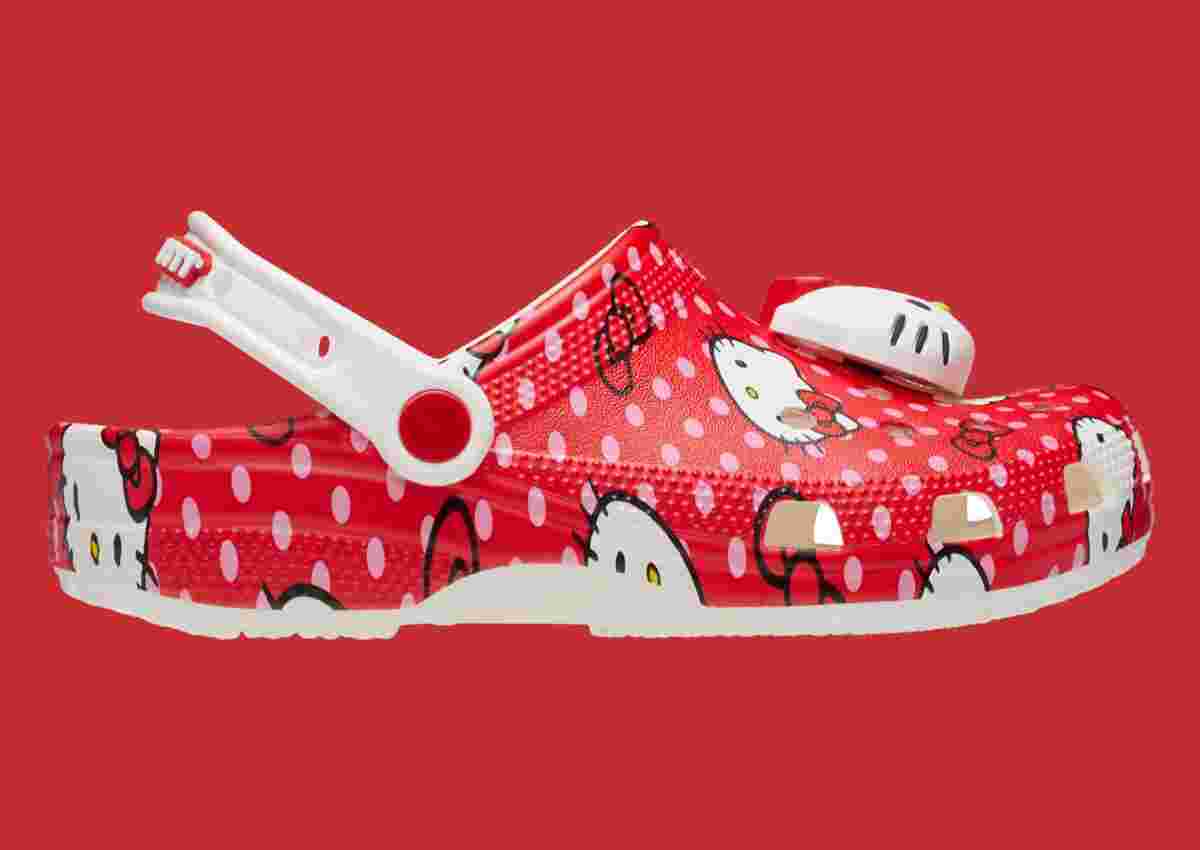 Hello Kitty, Crocs - Hello Kitty x Crocs 經典木屐將於 2024 年 7 月發佈