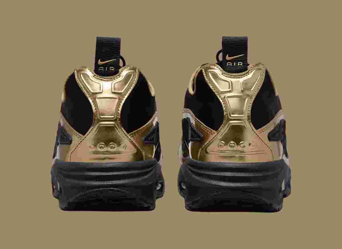 Nike Air Max Sunder, Nike - 耐克 Air Max SNDR "黑色/金屬金色 "2024 年秋季發佈