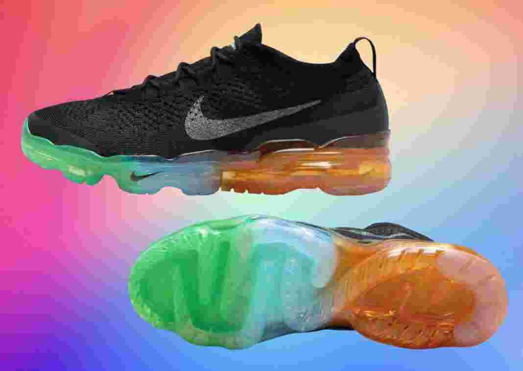 Nike Air VaporMax 2023, Nike Air VaporMax, Nike - 耐克 Air VaporMax 2023 Flyknit "黑色/多色鞋底 "2024 年 8 月發佈