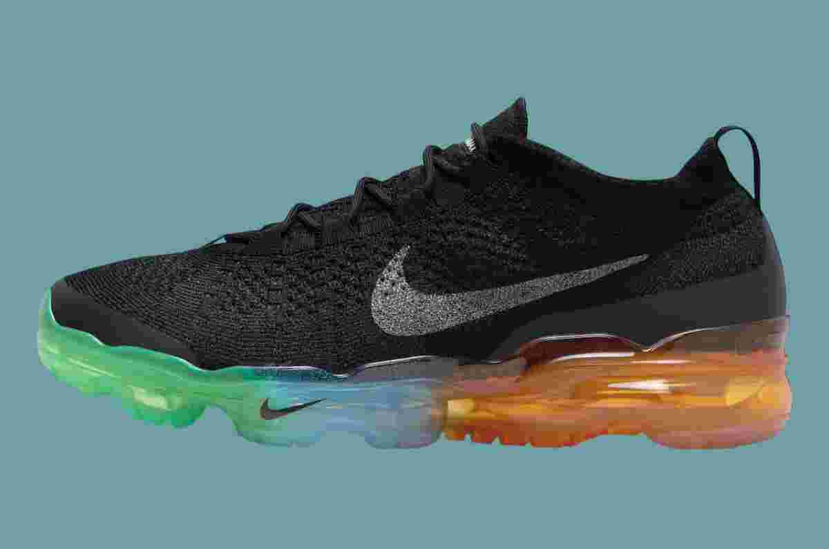 Nike Air VaporMax 2023, Nike Air VaporMax, Nike - 耐克 Air VaporMax 2023 Flyknit "黑色/多色鞋底 "2024 年 8 月發佈