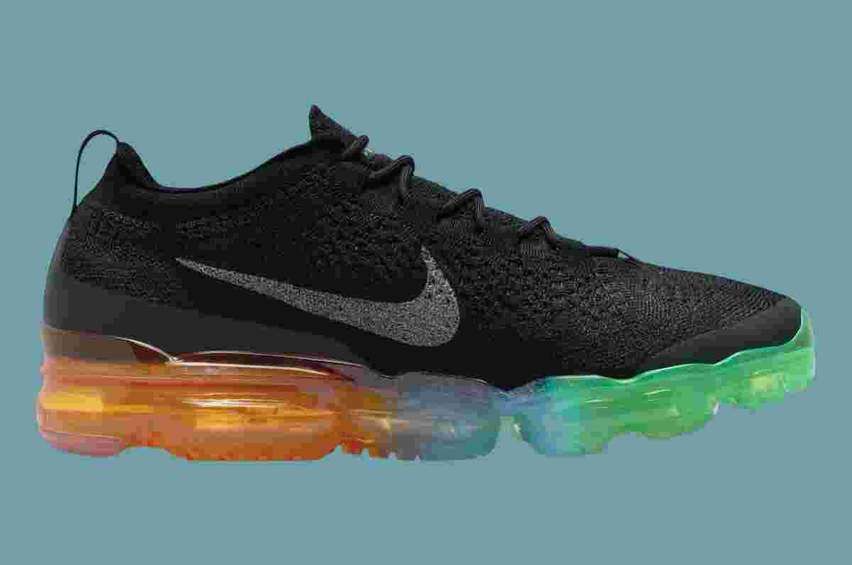 Nike Air VaporMax 2023, Nike Air VaporMax, Nike - 耐克 Air VaporMax 2023 Flyknit "黑色/多色鞋底 "2024 年 8 月發佈