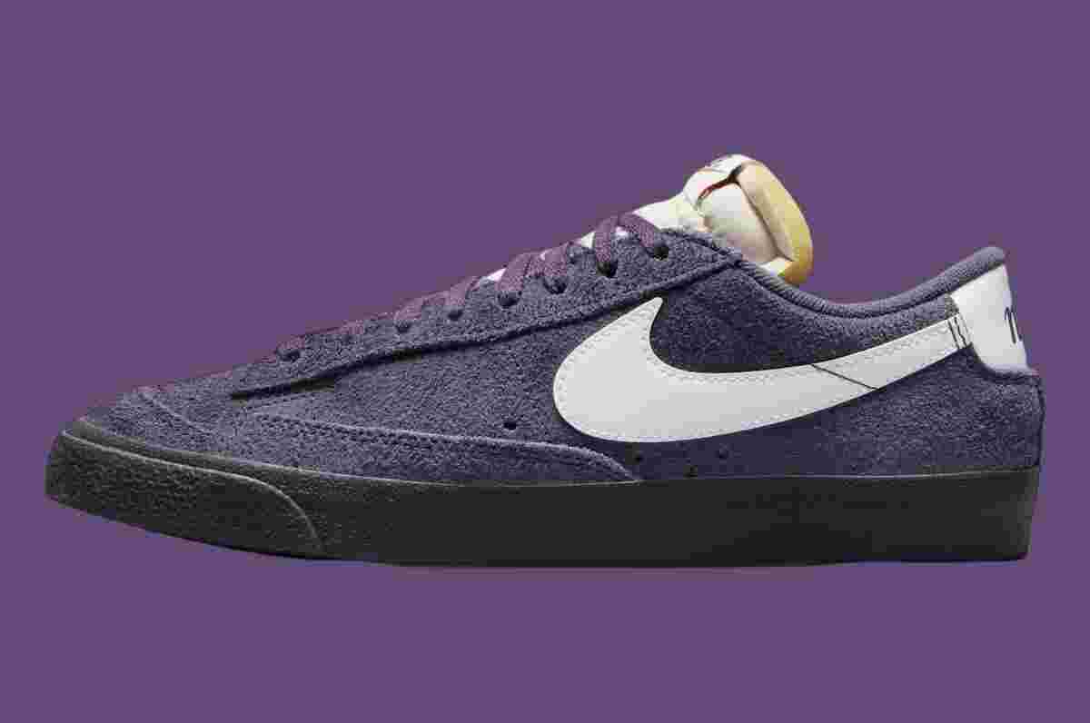 Nike Blazer Low, Nike Blazer, Nike - 耐克 Blazer Low '77 復古 "紫色麂皮 "2024 年秋季發佈