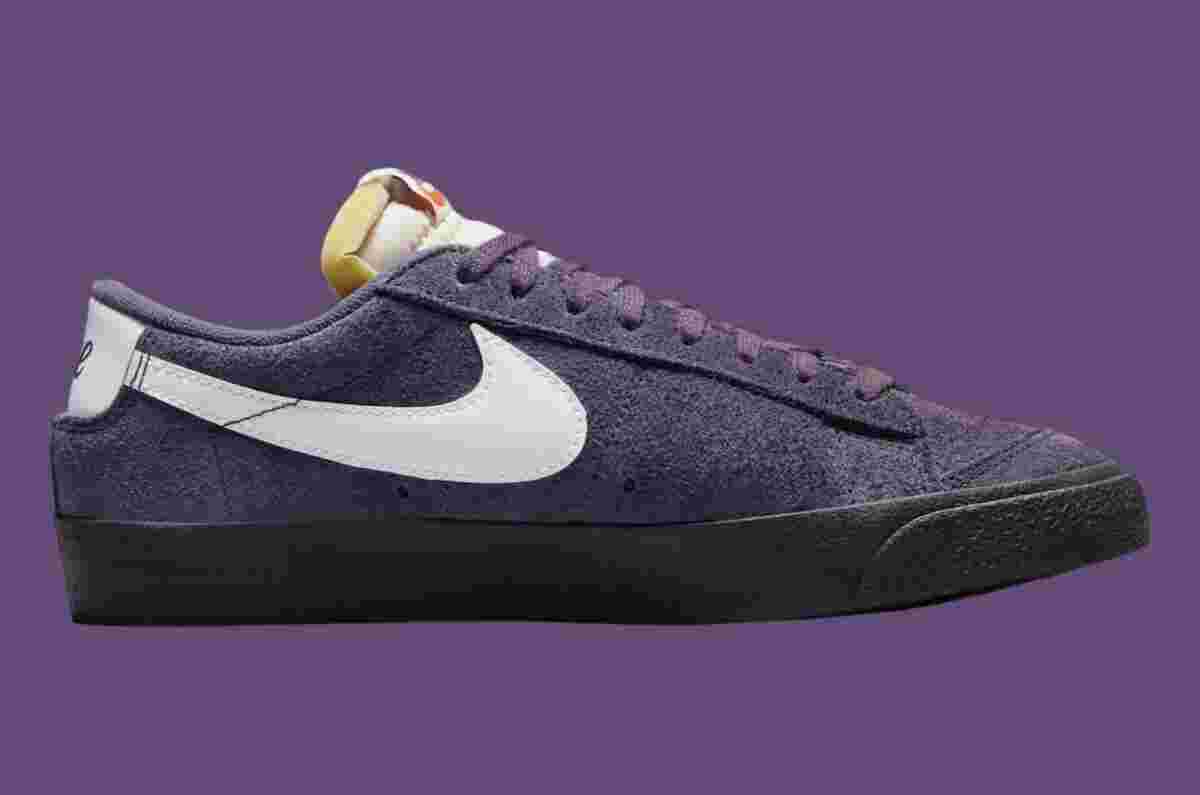 Nike Blazer Low, Nike Blazer, Nike - 耐克 Blazer Low '77 復古 "紫色麂皮 "2024 年秋季發佈