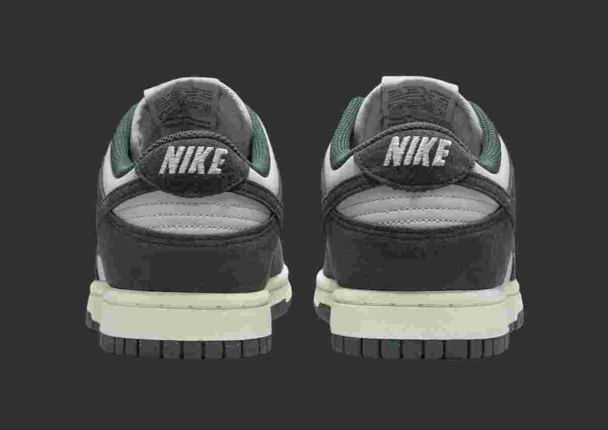 Nike Dunk Low, Nike - 耐克 Dunk Low Next Nature "綠色麂皮 "2024 年秋季發佈