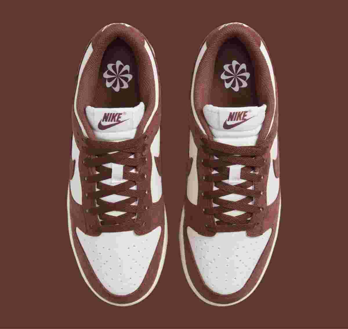 Nike Dunk Low, Nike - 耐克 Dunk Low Next Nature "紅色深褐色 "2024 年秋季發佈