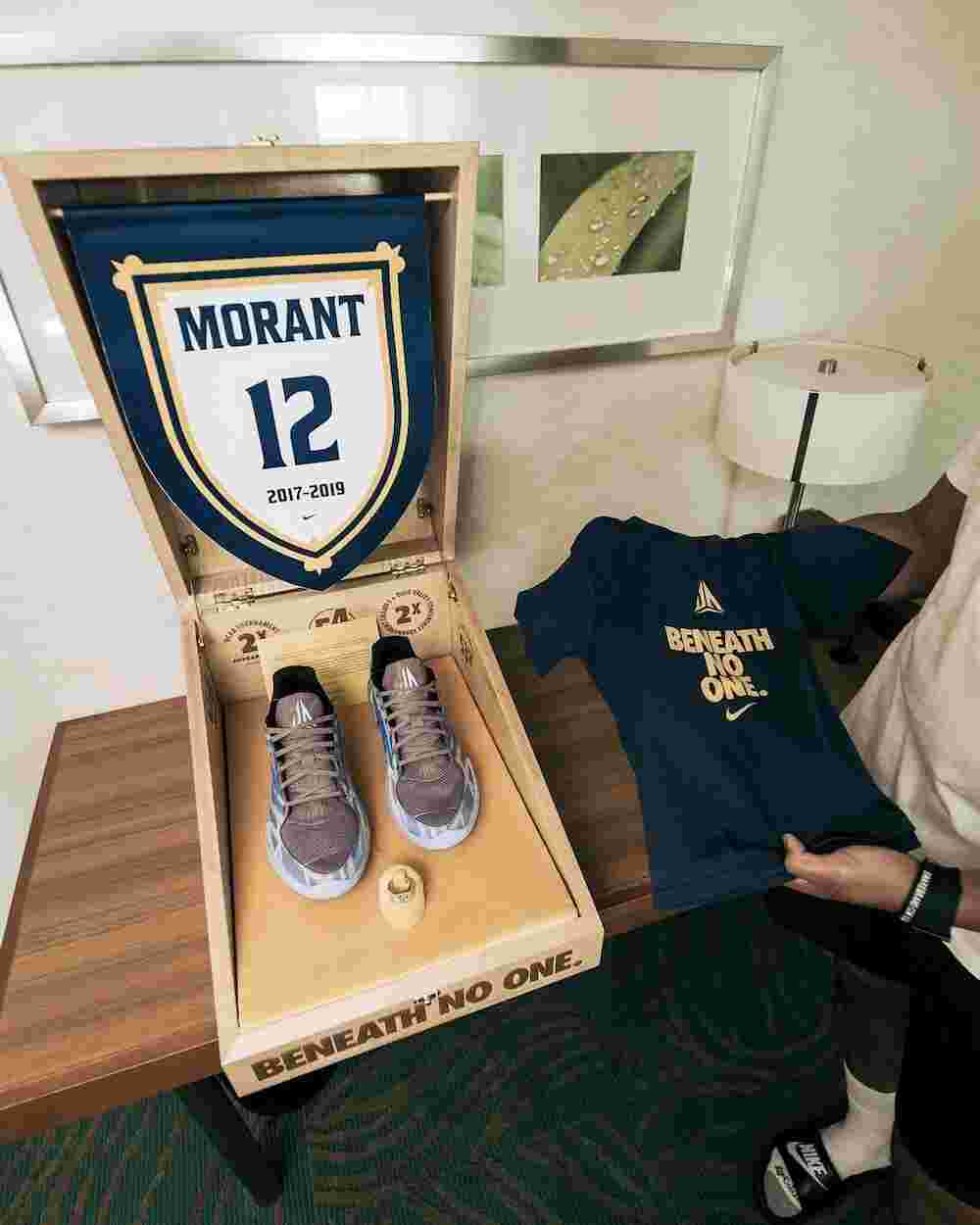 Nike Ja 2, Nike, Ja Morant - Ja Morant 獲得耐克 Ja 2 "Murray State HOF" PE 特別款