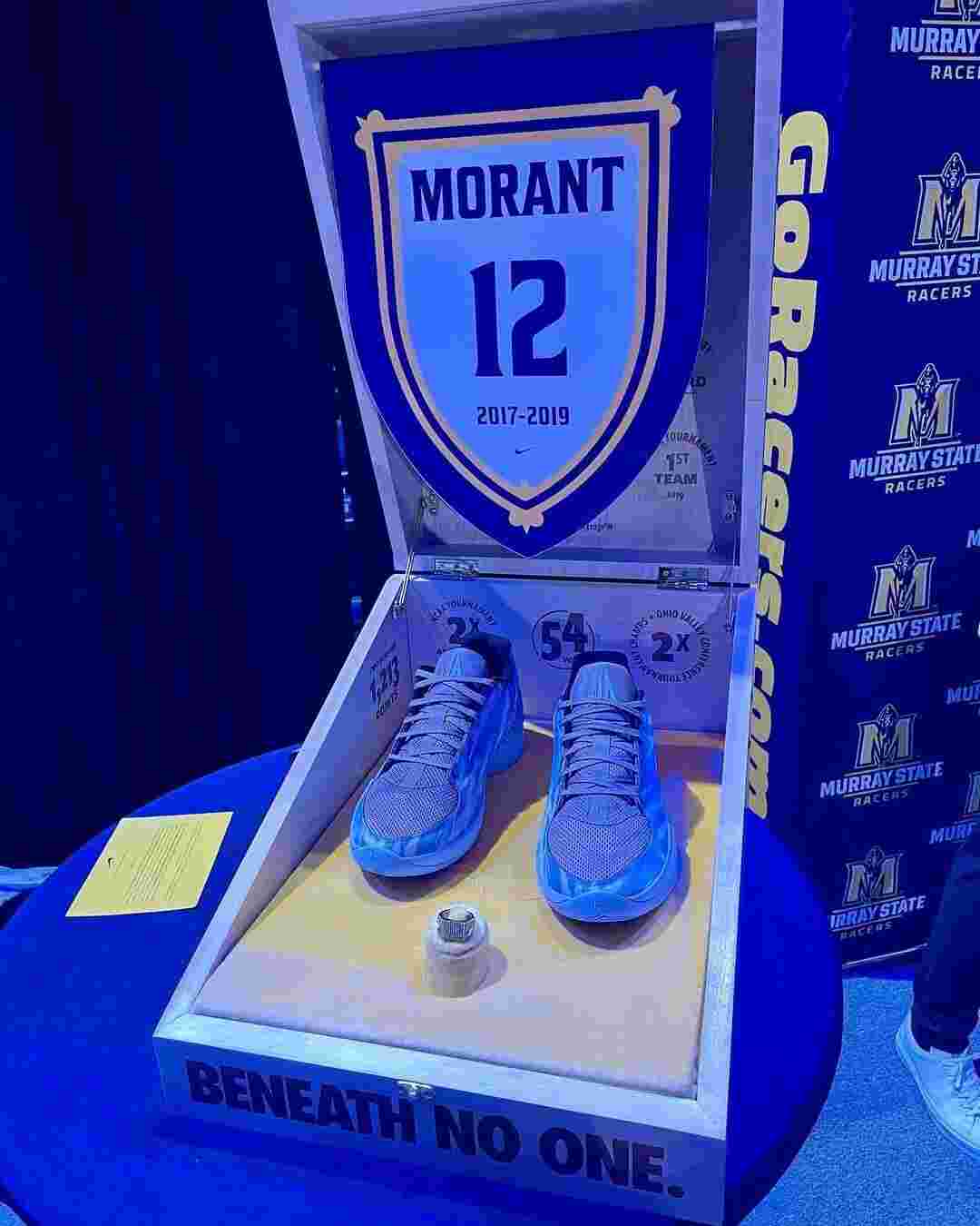 Nike Ja 2, Nike, Ja Morant - Ja Morant 獲得耐克 Ja 2 "Murray State HOF" PE 特別款