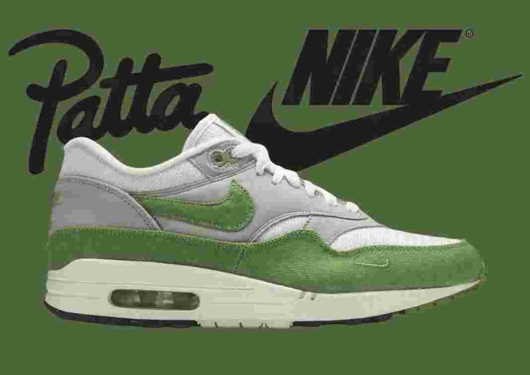 Patta, Nike Air Max 1, Nike - 帕塔 x 耐克 Air Max 1 "葉綠素 "2024 年秋季回歸