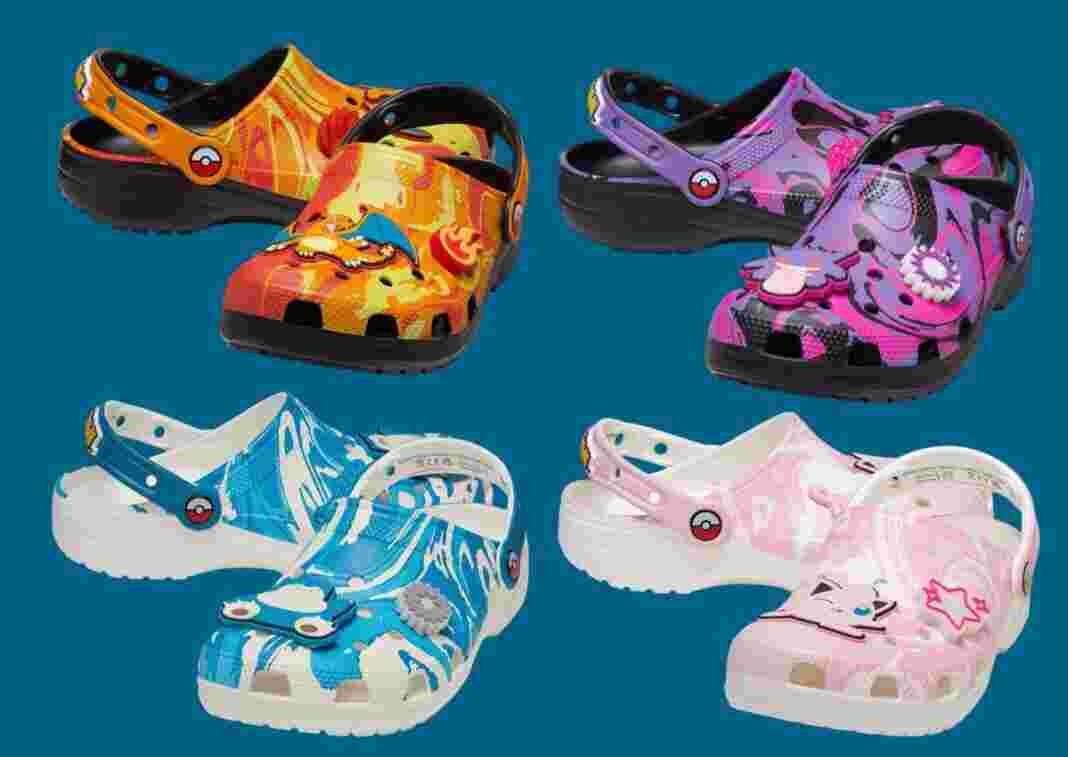 Pokemon, Crocs - 神奇寶貝 x Crocs 經典木屐系列將於 2024 年 8 月發佈