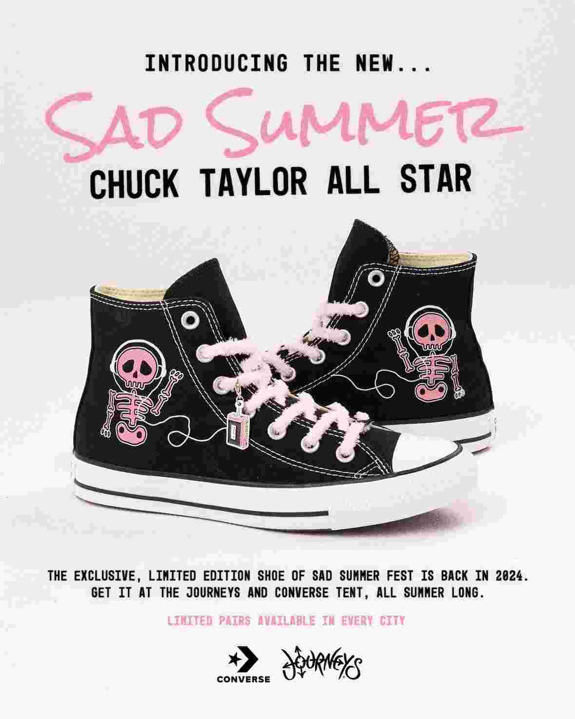 Converse Chuck Taylor, Converse - 悲傷夏日慶典 x Journey's x Converse Chuck Taylor 將於 2024 年 7 月發佈