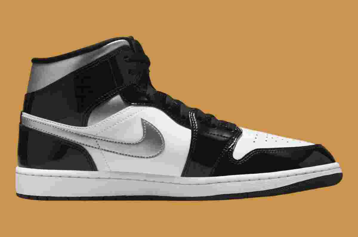 Air Jordan 1 Mid, Air Jordan 1, Air Jordan - Air Jordan 1 Mid "黑色漆面 "2024 年秋季發佈