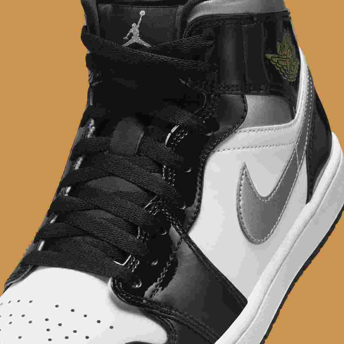 Air Jordan 1 Mid, Air Jordan 1, Air Jordan - Air Jordan 1 Mid "黑色漆面 "2024 年秋季發佈