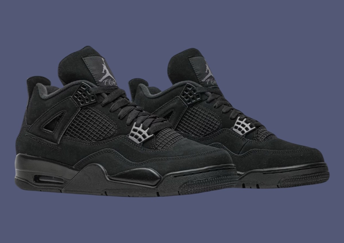 Air Jordan 4 Black Cat, Air Jordan 4, Air Jordan - Air Jordan 4 "黑貓 "將於 2025 年回歸