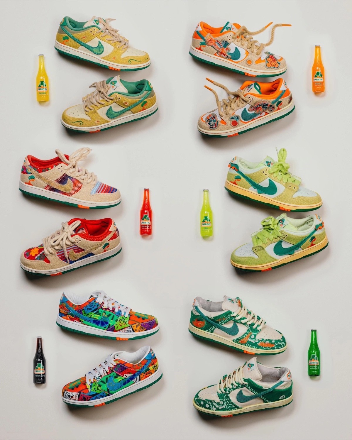 Nike SB Dunk Low, Nike, Jarritos - Jarritos 通過耐克 SB Dunk Low 定製贈品慶祝 74 周年慶典