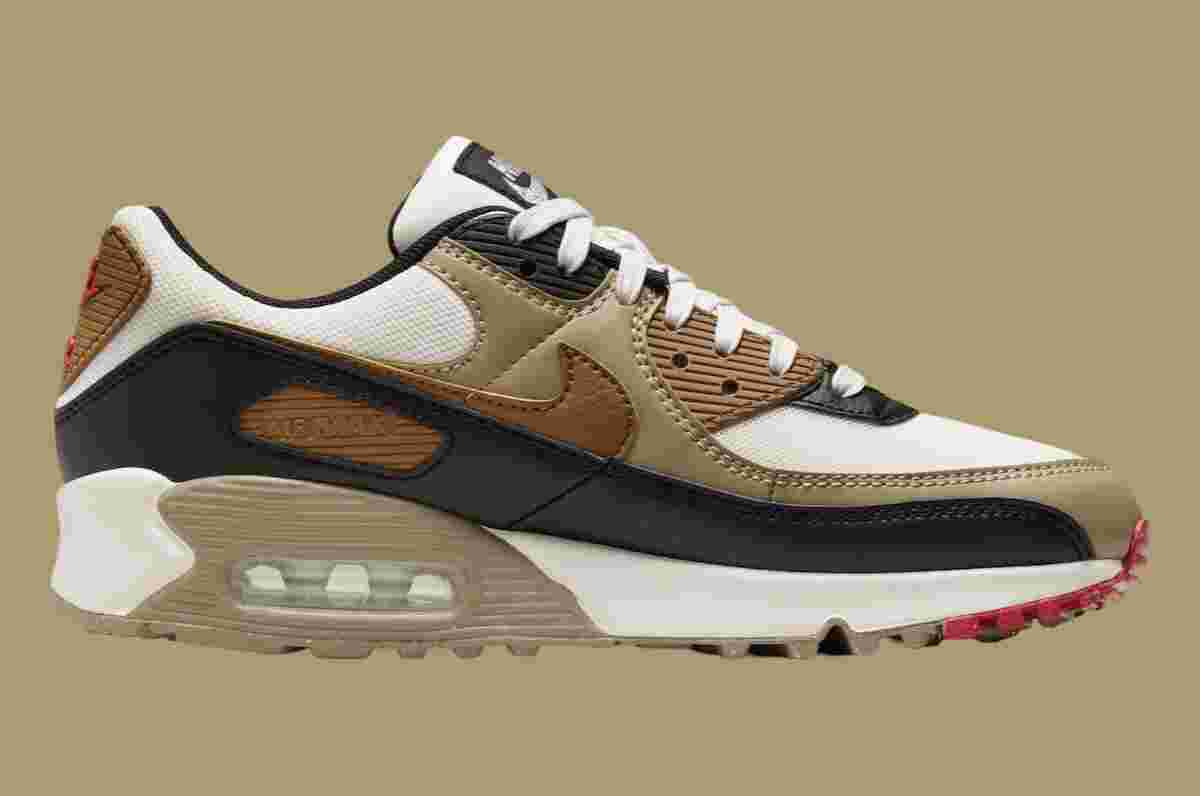 Nike Air Max 90, Nike Air Max, Nike - 耐克 Air Max 90 "淺英倫棕/卡其色 "2024 年秋季發佈