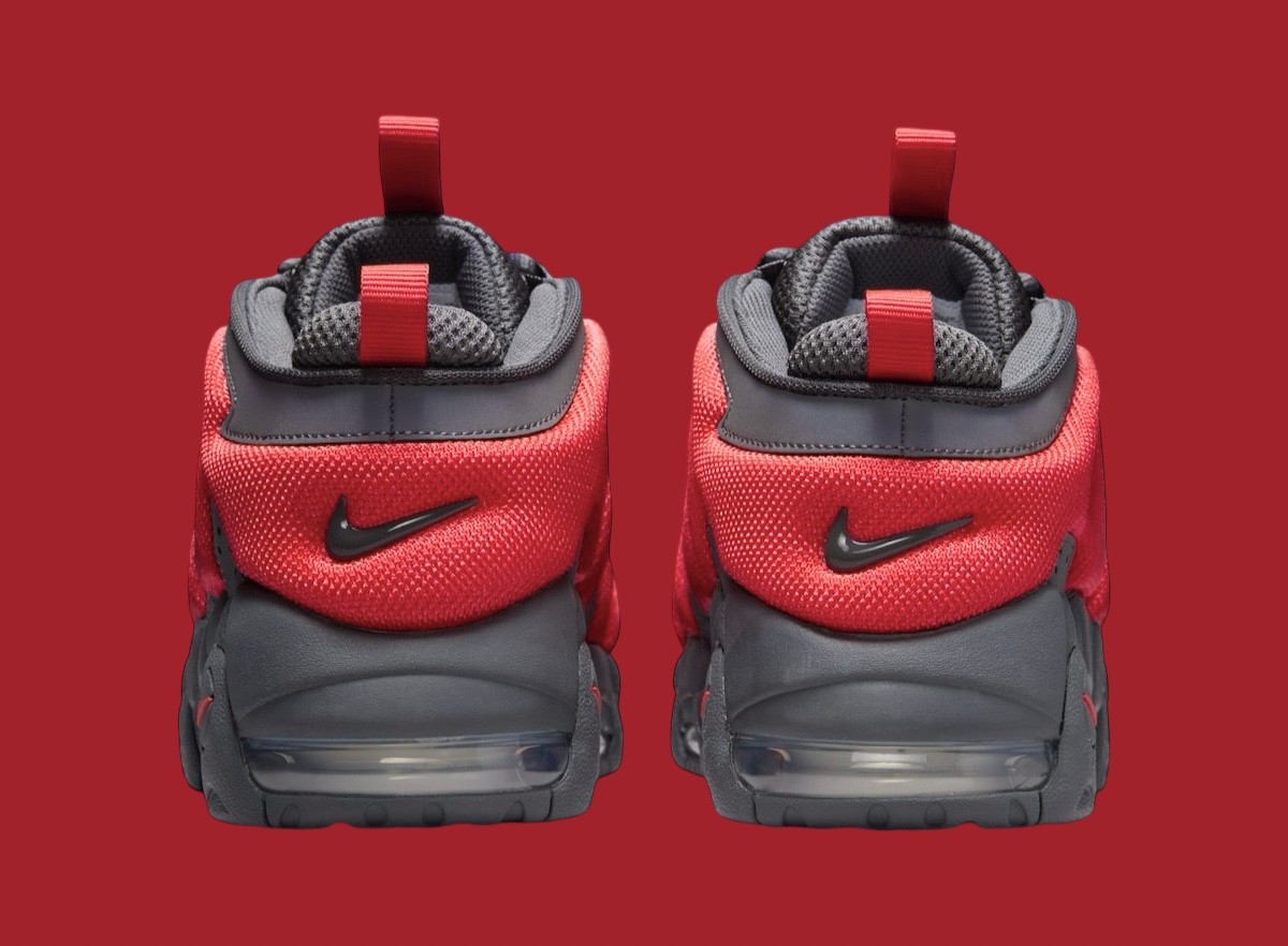 Nike Air More Uptempo, Nike - 耐克 Air More Uptempo Low "深灰/淺緋紅 "2024 年假日發佈