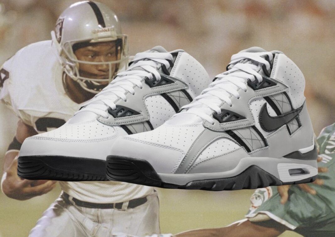 Nike Air Trainer SC High, Nike - 耐克 Air Trainer SC High "Raiders Away" 現已上市（2024 年 8 月）