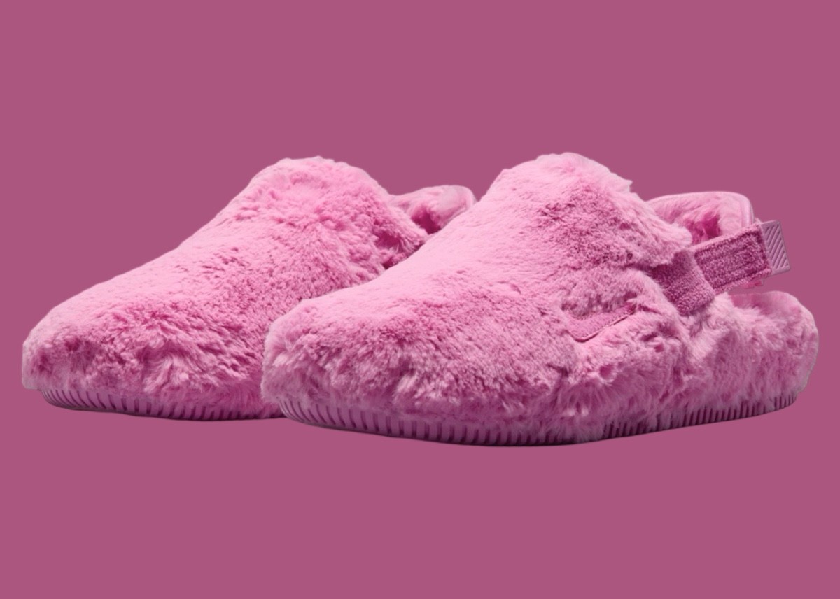 耐克 "冷靜 "騾子換上舒適毛茸茸的新裝 Nike Calm Mule, Nike - 耐克 "冷靜 "騾子換上舒適毛茸茸的新裝