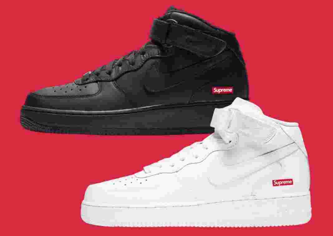 Supreme x Nike Air Force 1 Mid, Supreme, Nike Air Force 1 Mid, Nike Air Force 1 - Supreme x Nike Air Force 1 Mid 將於 2024 年秋季發佈