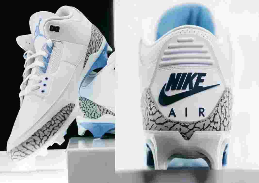Air Jordan 3 UNC, Air Jordan 3, Air Jordan - UNC 足球隊發佈 2024 賽季 Air Jordan 3 球鞋 PE