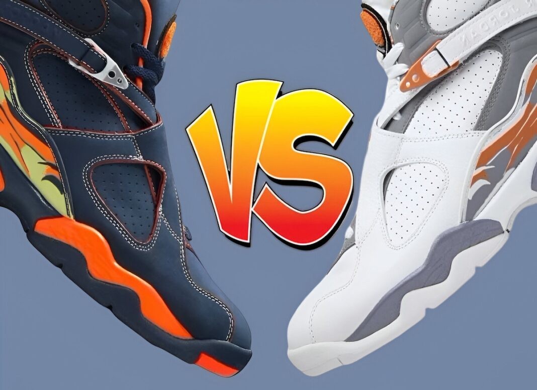 Community Poll, Air Jordan 8, Air Jordan - 更好的 Air Jordan 8："豌豆莢 "還是 "橙色火焰"