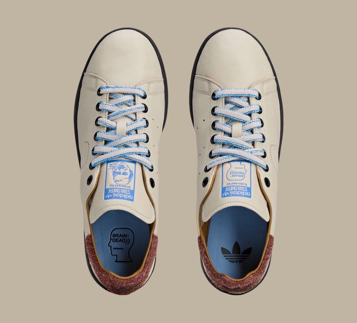 Brain Dead, adidas Stan Smith, adidas - 腦死亡 x 阿迪達斯 Stan Smith "奶油色 "2024 年 9 月發佈