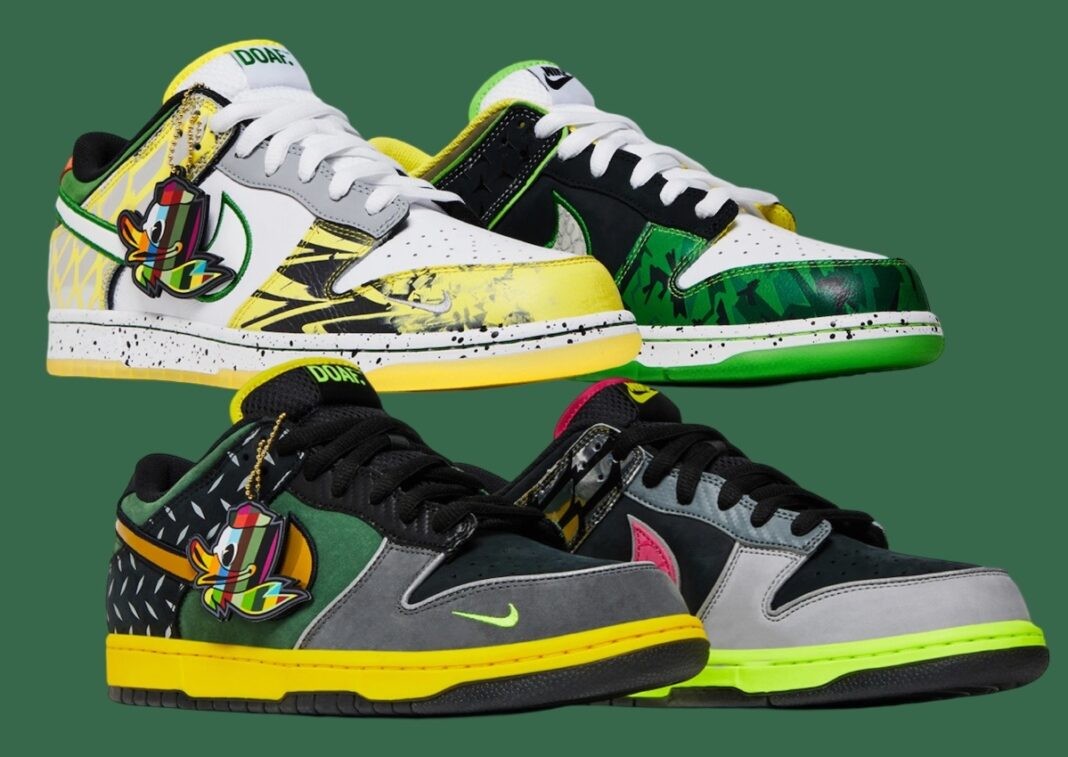 Oregon Ducks, Nike Dunk Low, Nike - Division Street x Nike Dunk Low "What The Duck "套裝將於 2024 年 10 月發佈