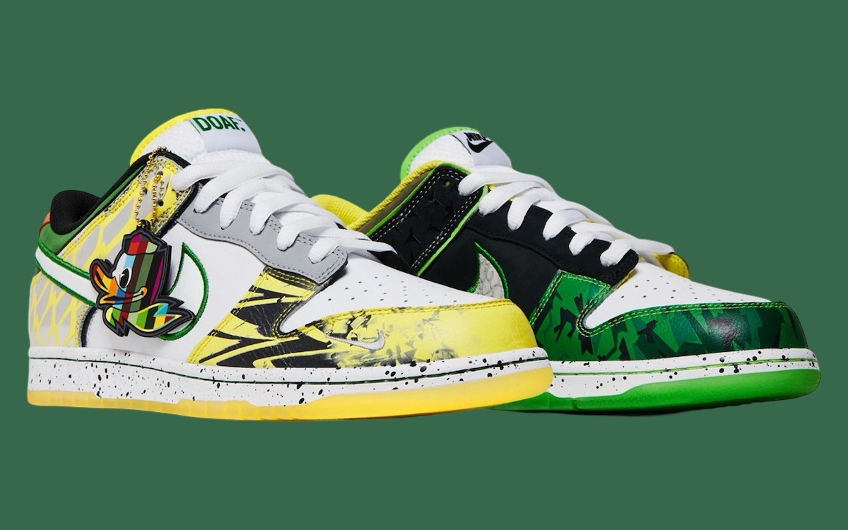 Oregon Ducks, Nike Dunk Low, Nike - Division Street x Nike Dunk Low "What The Duck "套裝將於 2024 年 10 月發佈