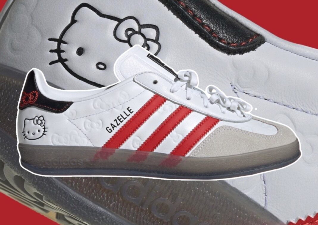 Hello Kitty, adidas Gazelle, adidas - Hello Kitty x adidas Gazelle 室內裝 2024 年 10 月發佈