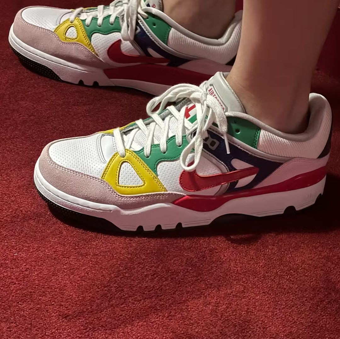 Nigo x 耐克 Air Force 3 Low "白色多色 "2024 年秋季發佈 Nike Air Force 3 Low, Nike Air Force 3, Nike, Nigo - Nigo x 耐克 Air Force 3 Low "白色多色 "2024 年秋季發佈