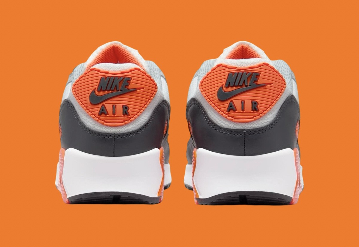 Nike Air Max 90, Nike - 耐克 Air Max 90 "安全橙 "專為 2024 年萬聖節設計