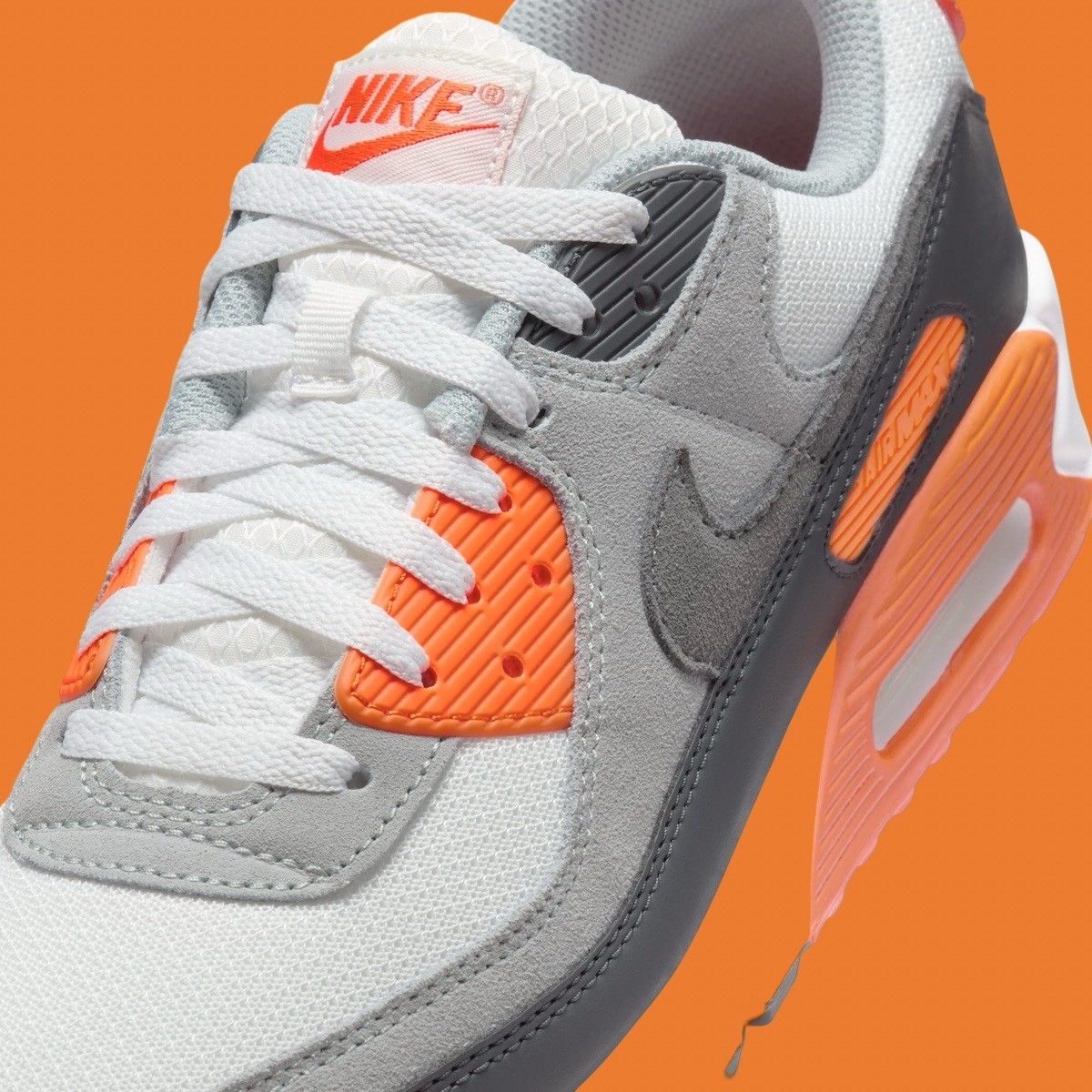 Nike Air Max 90, Nike - 耐克 Air Max 90 "安全橙 "專為 2024 年萬聖節設計