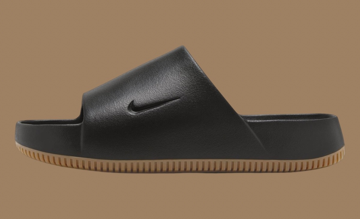 耐克 Calm Slide "黑膠 "2024 年秋季發佈 Nike Calm Slide, Nike - 耐克 Calm Slide "黑膠 "2024 年秋季發佈