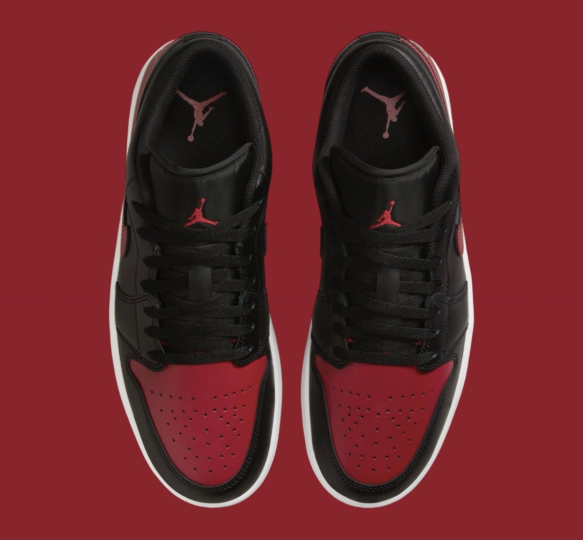 Air Jordan 1 Low, Air Jordan 1, Air Jordan - Air Jordan 1 Low "Bred "於 2024 年假日發佈