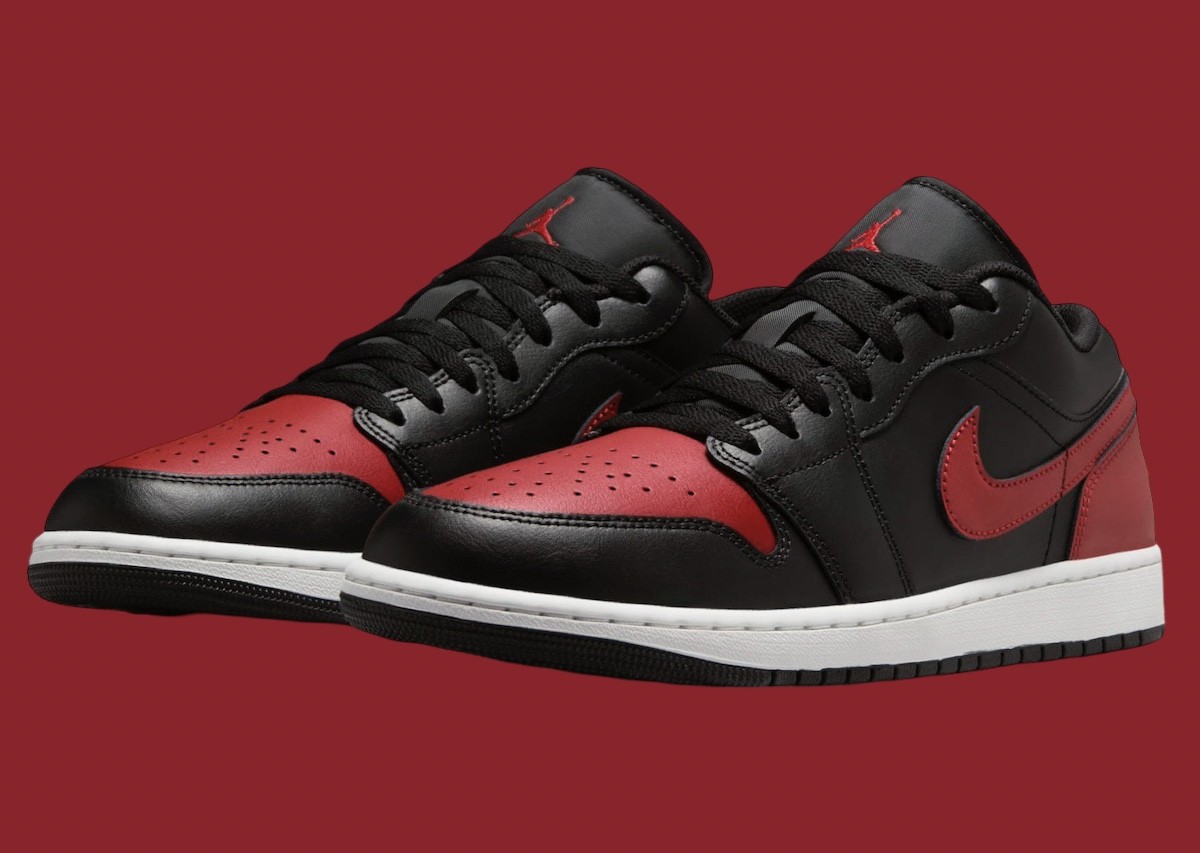 Air Jordan 1 Low, Air Jordan 1, Air Jordan - Air Jordan 1 Low "Bred "於 2024 年假日發佈