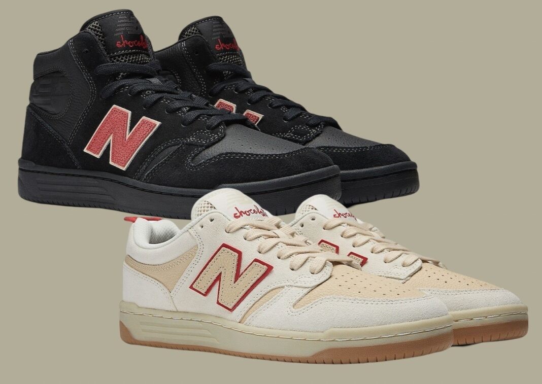 New Balance Numeric, New Balance 480, New Balance - 巧克力 x New Balance Numeric 480 套裝將於 2024 年 10 月發佈