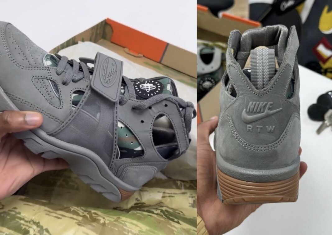 Nike Air Trainer Huarache, Nike, Corteiz - Corteiz x Nike Air Trainer Huarache "Flat Pewter" 2024 年假日發佈