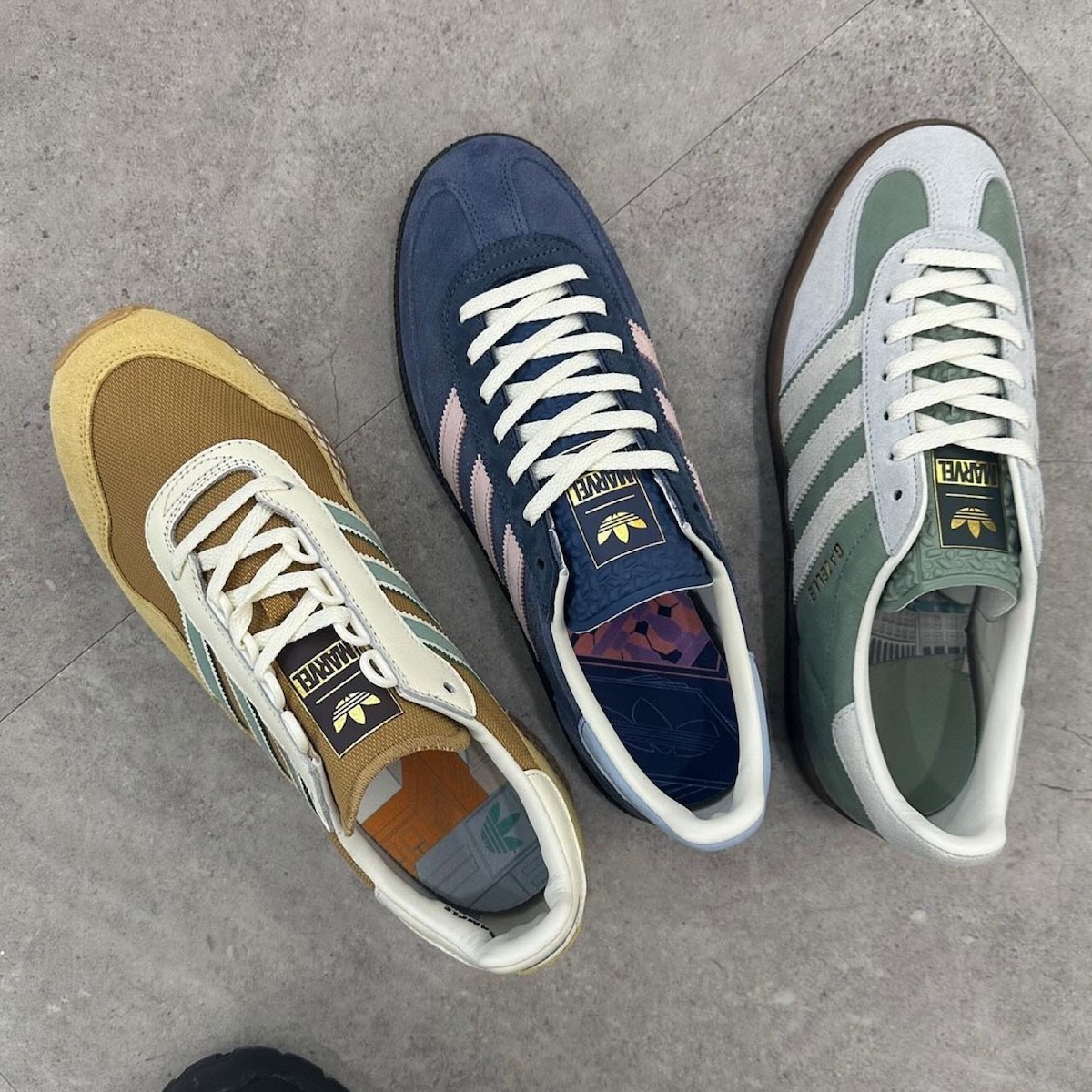 Marvel, adidas New York, adidas Handball Spezial, adidas Gazelle, adidas - 尺寸？獨家漫威 x adidas 奇異博士三部曲套裝將於 2024 年 10 月發售