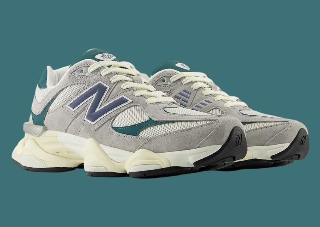 New Balance 9060, New Balance - 新百倫 9060 "混凝土/新雲杉 "2024 年假日發佈